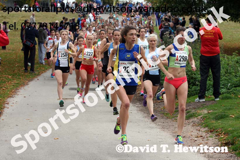 Senior womens 4 stage road relay, English National 6 and 4 Stage Road Relays, Sutton Park, Birmingham. Photo: David T. Hewitson/Sports for All Pics